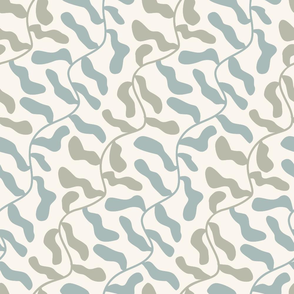 Retro Floral Pattern 10 Quilting Cotton Fabric