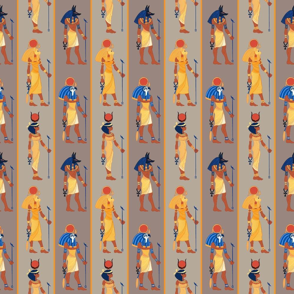 Egyptian Hieroglyphs Pattern 1 Quilting Cotton Fabric