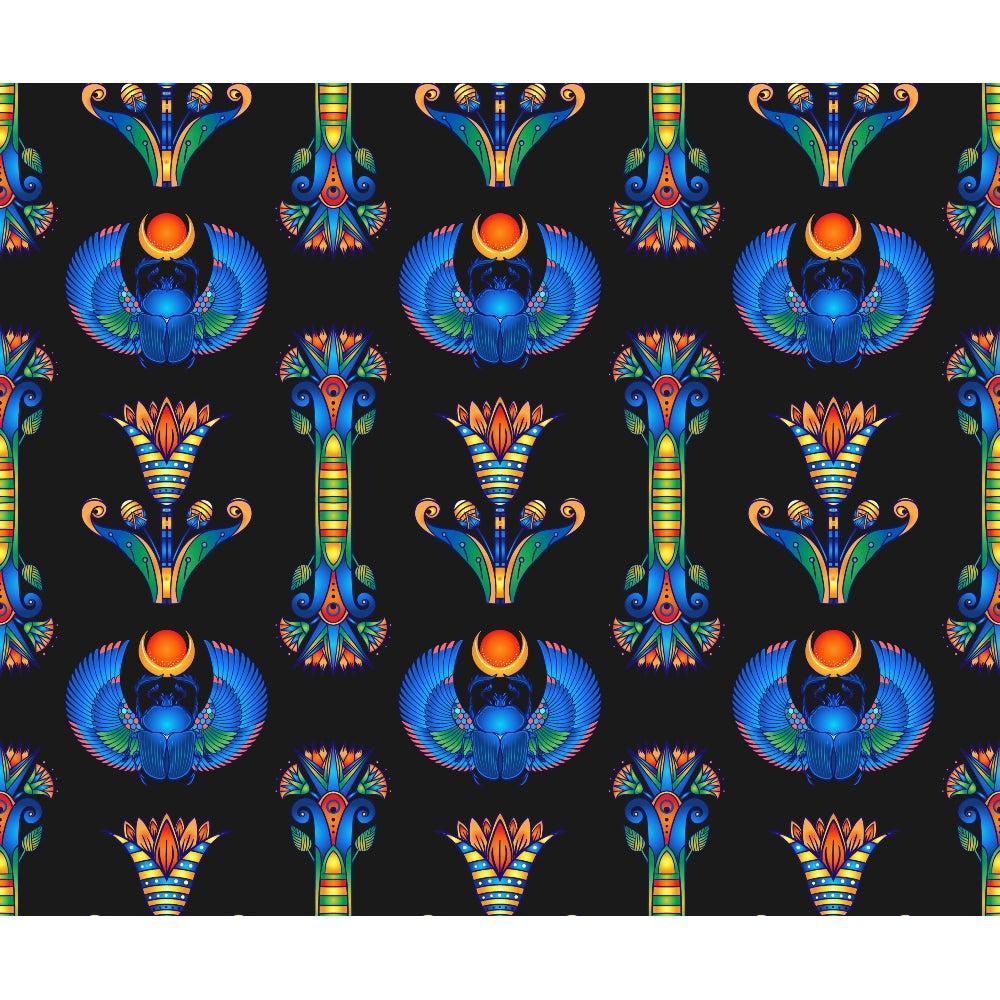Egyptian Hieroglyphs Pattern 3 Quilting Cotton Fabric