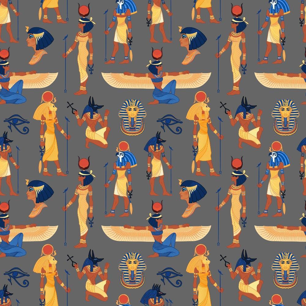 Egyptian Hieroglyphs Pattern 7 Quilting Cotton Fabric