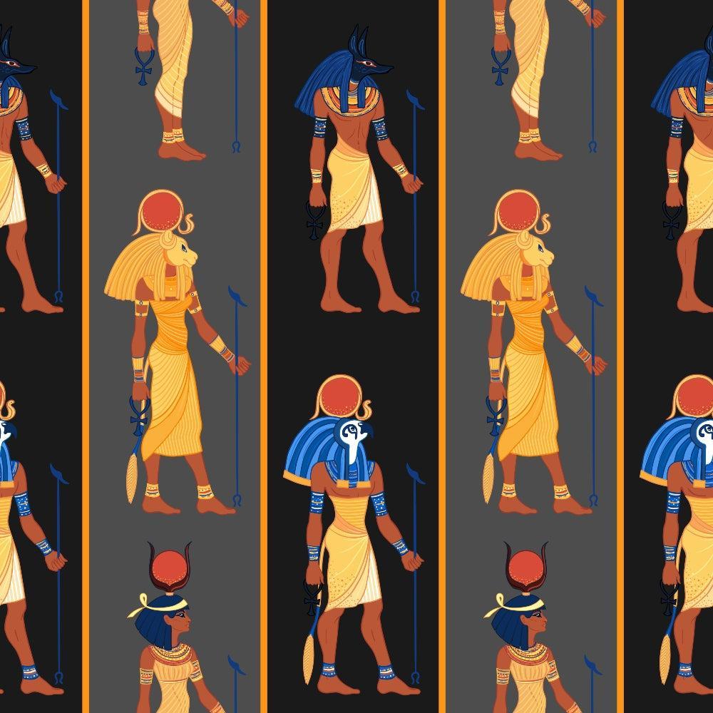 Egyptian Hieroglyphs Pattern 9 Quilting Cotton Fabric