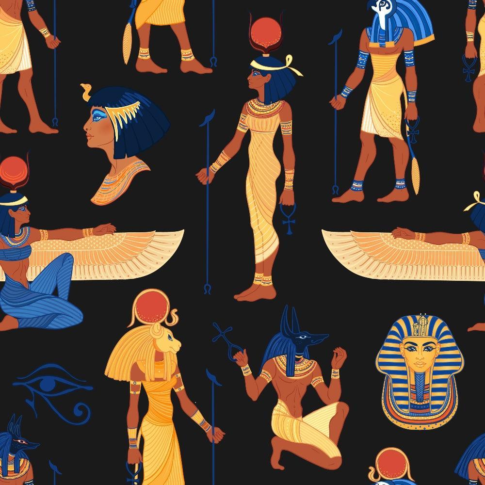 Egyptian Hieroglyphs Pattern 10 Quilting Cotton Fabric