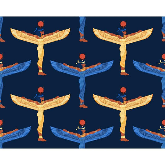 Egyptian Hieroglyphs Pattern 13 Quilting Cotton Fabric