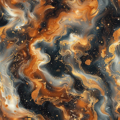 Gilded Nebula Pattern 12 Minky Fabric