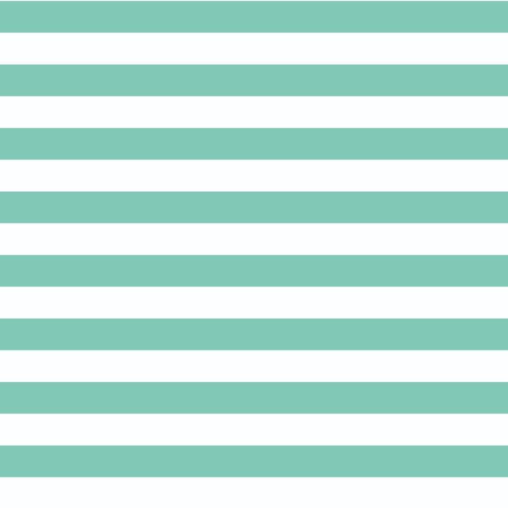 Horizontal Stripes Mint Quilting Cotton Fabric