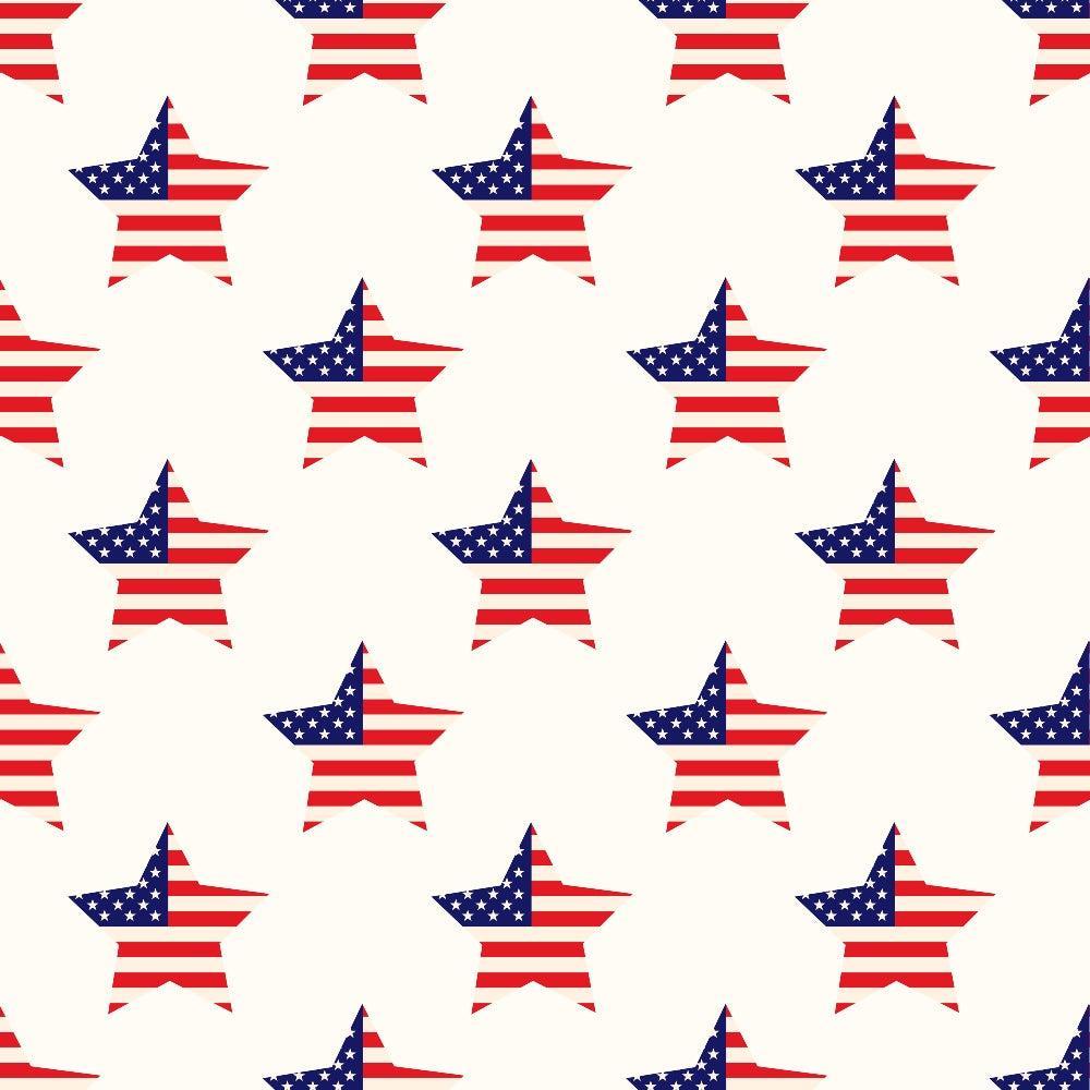 Patriotic July Pattern 1 Quilting Cotton Fabric