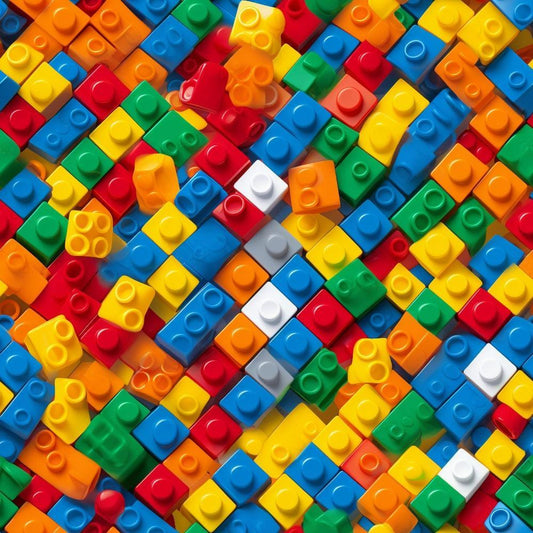 Building Blocks Pattern 20 Quilting Cotton Fabric