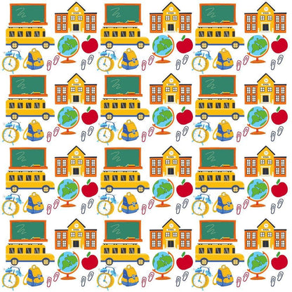 Back To School Elements Pattern 9 Quilting Cotton Fabric