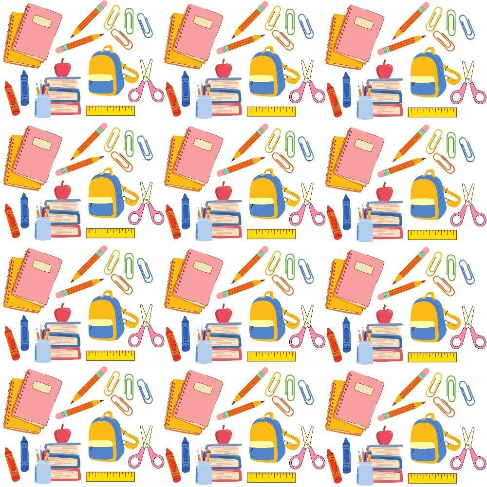 Back To School Elements Pattern 10 Quilting Cotton Fabric