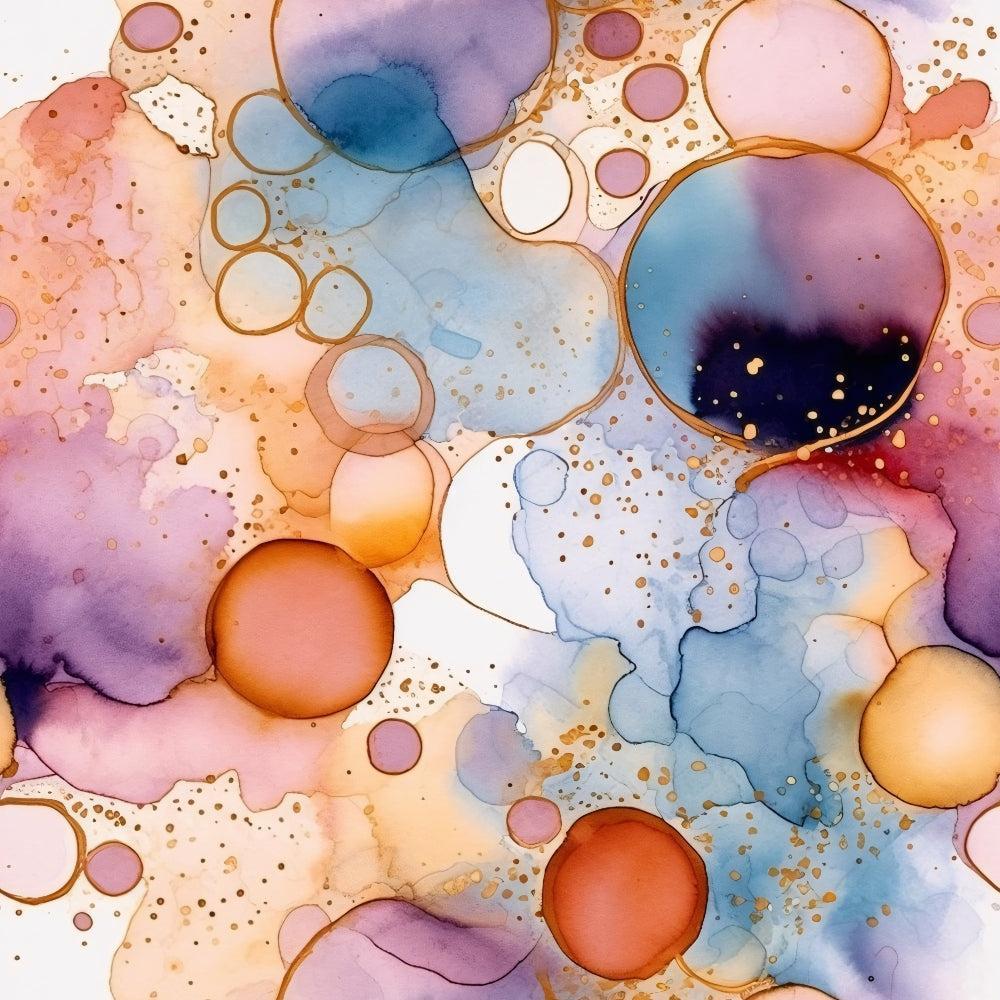 Modern Alcohol Ink Pattern 11 Quilting Cotton Fabric