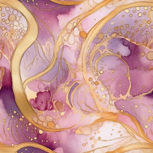 Modern Alcohol Ink Pattern 16 Quilting Cotton Fabric