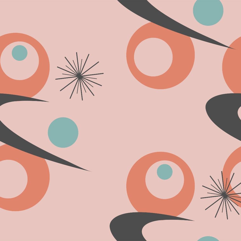 Mid-Century Modern Pattern 32 Quilting Cotton Fabric