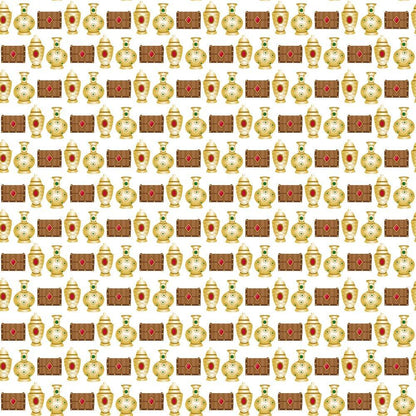 Cartoon Christmas Nativity Pattern 4 Quilting Cotton Fabric