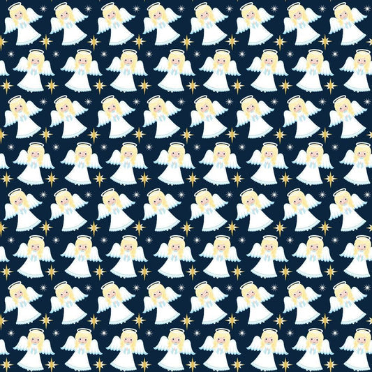 Cartoon Christmas Nativity Pattern 10 Quilting Cotton Fabric