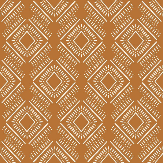 70s Groovy Boho Pattern 16 Quilting Cotton Fabric