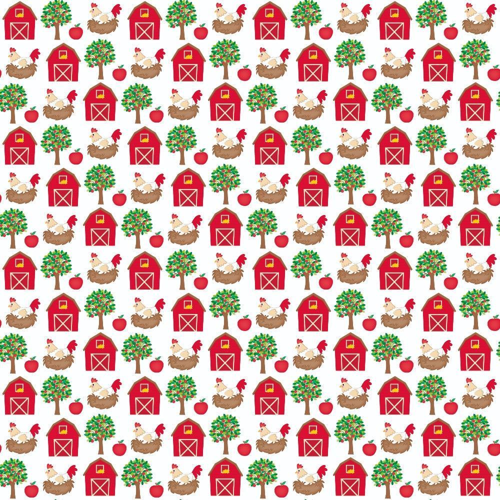 Cartoon Farm Animals Pattern 3 Quilting Cotton Fabric