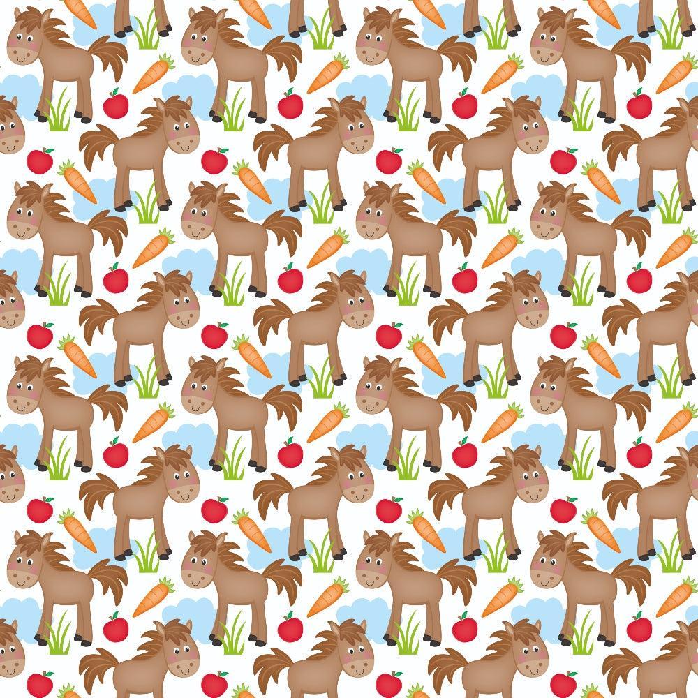 Cartoon Farm Animals Pattern 5 Quilting Cotton Fabric