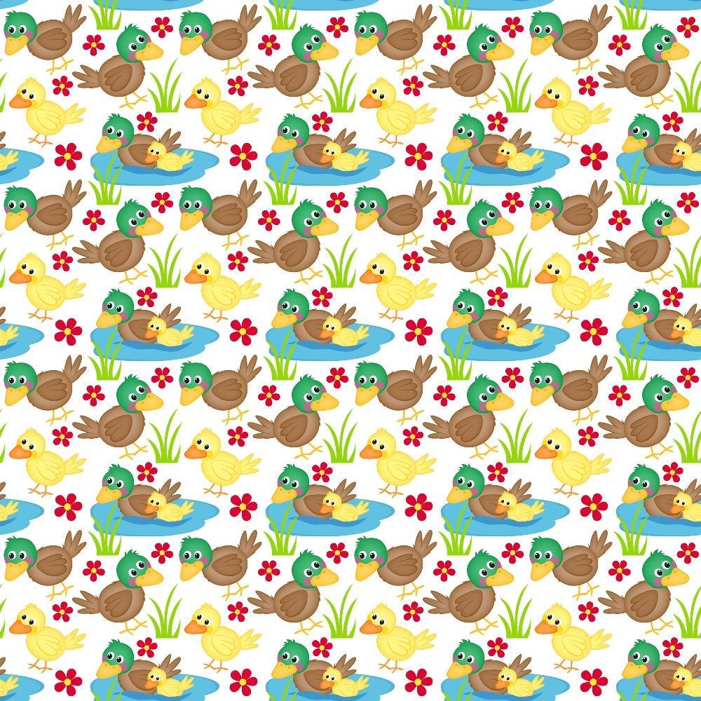 Cartoon Farm Animals Pattern 11 Quilting Cotton Fabric
