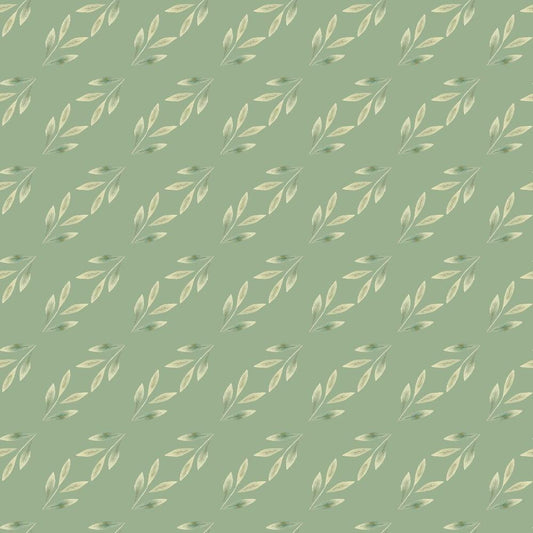 Bloom Time Leaves Pattern 2 Quilting Cotton Fabric