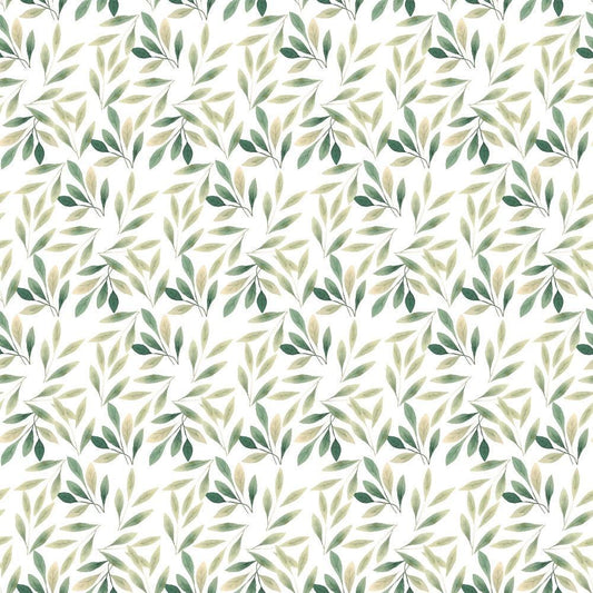 Bloom Time Leaves Pattern 3 Quilting Cotton Fabric