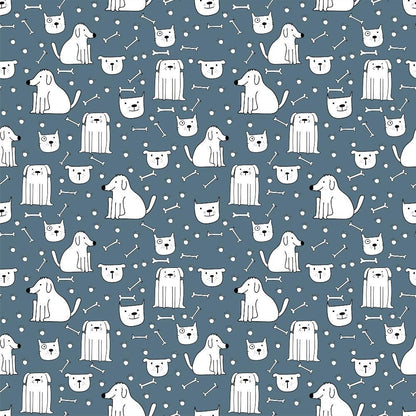 Cute Dogs Pattern 5 Quilting Cotton Fabric