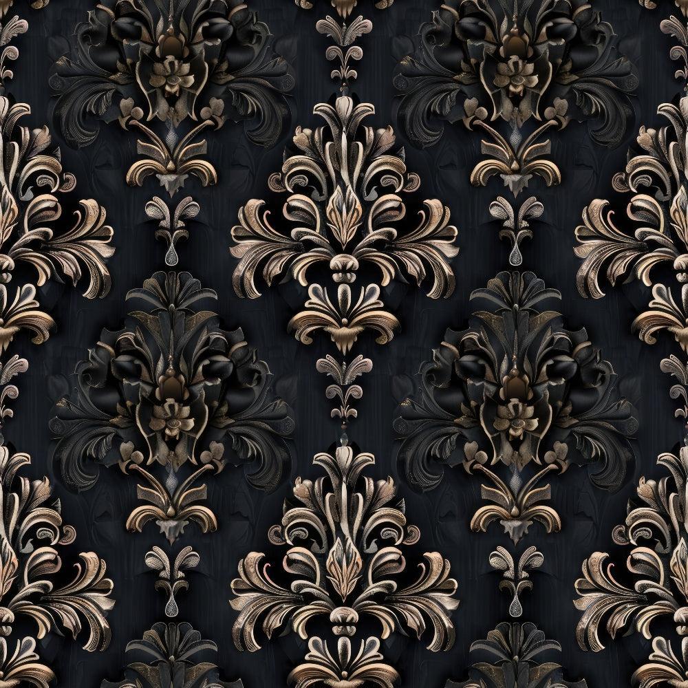 Gothic Damask Pattern 4 Quilting Cotton Fabric