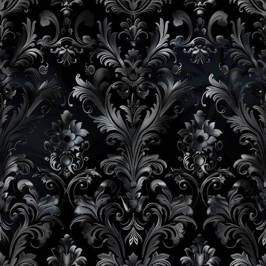 Gothic Damask Pattern 8 Quilting Cotton Fabric