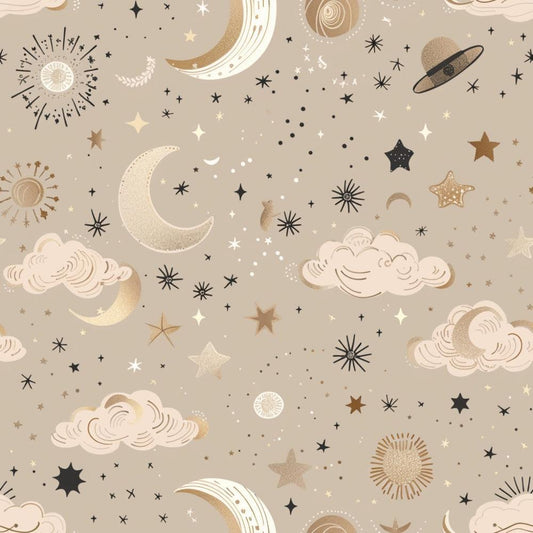Neutral Newborn Pattern 9 Quilting Cotton Fabric