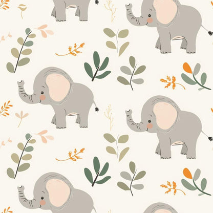 Neutral Newborn Pattern 10 Quilting Cotton Fabric