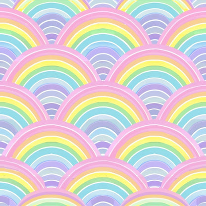 Pastel Spring Pattern 19 Quilting Cotton Fabric