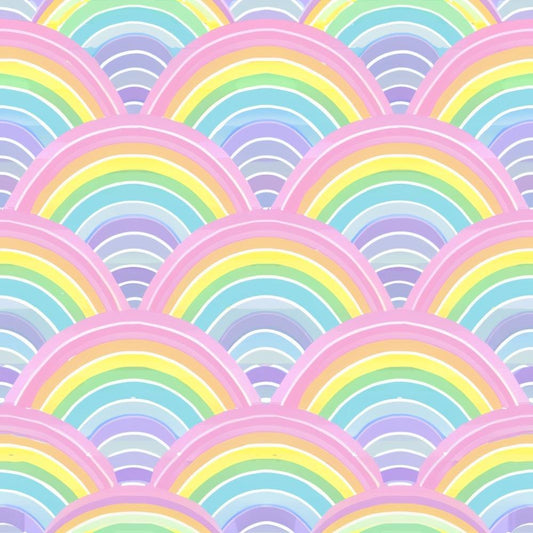 Pastel Spring Pattern 19 Quilting Cotton Fabric