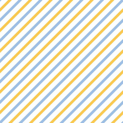 Periwinkle Dreams Stripes Quilting Cotton Fabric