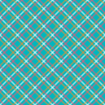 Plaid for Summer Pattern 1 Quilting Cotton Fabric