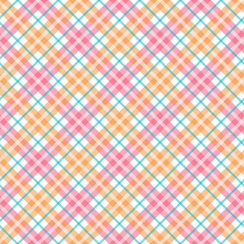 Plaid for Summer Pattern 4 Quilting Cotton Fabric