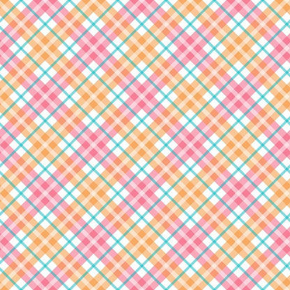 Plaid for Summer Pattern 4 Quilting Cotton Fabric