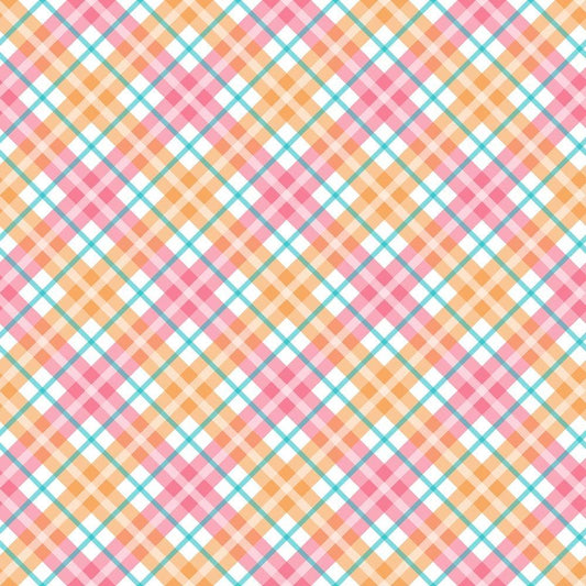 Plaid for Summer Pattern 4 Quilting Cotton Fabric