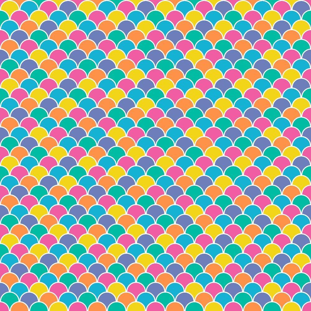 Summer Rainbow Pattern 2 Quilting Cotton Fabric