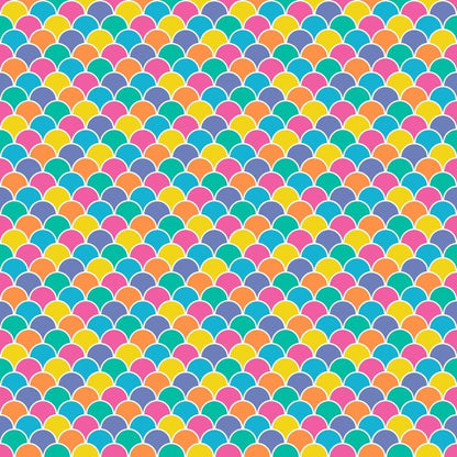 Summer Rainbow Pattern 2 Quilting Cotton Fabric