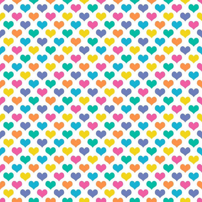 Summer Rainbow Pattern 4 Quilting Cotton Fabric