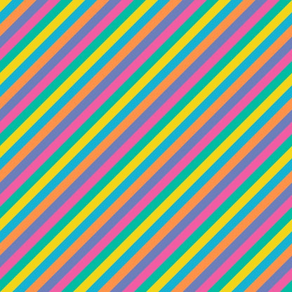 Summer Rainbow Pattern 6 Quilting Cotton Fabric