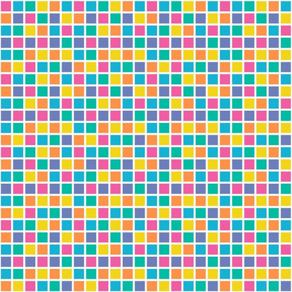 Summer Rainbow Pattern 10 Quilting Cotton Fabric