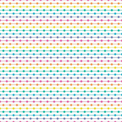 Summer Rainbow Pattern 15 Quilting Cotton Fabric
