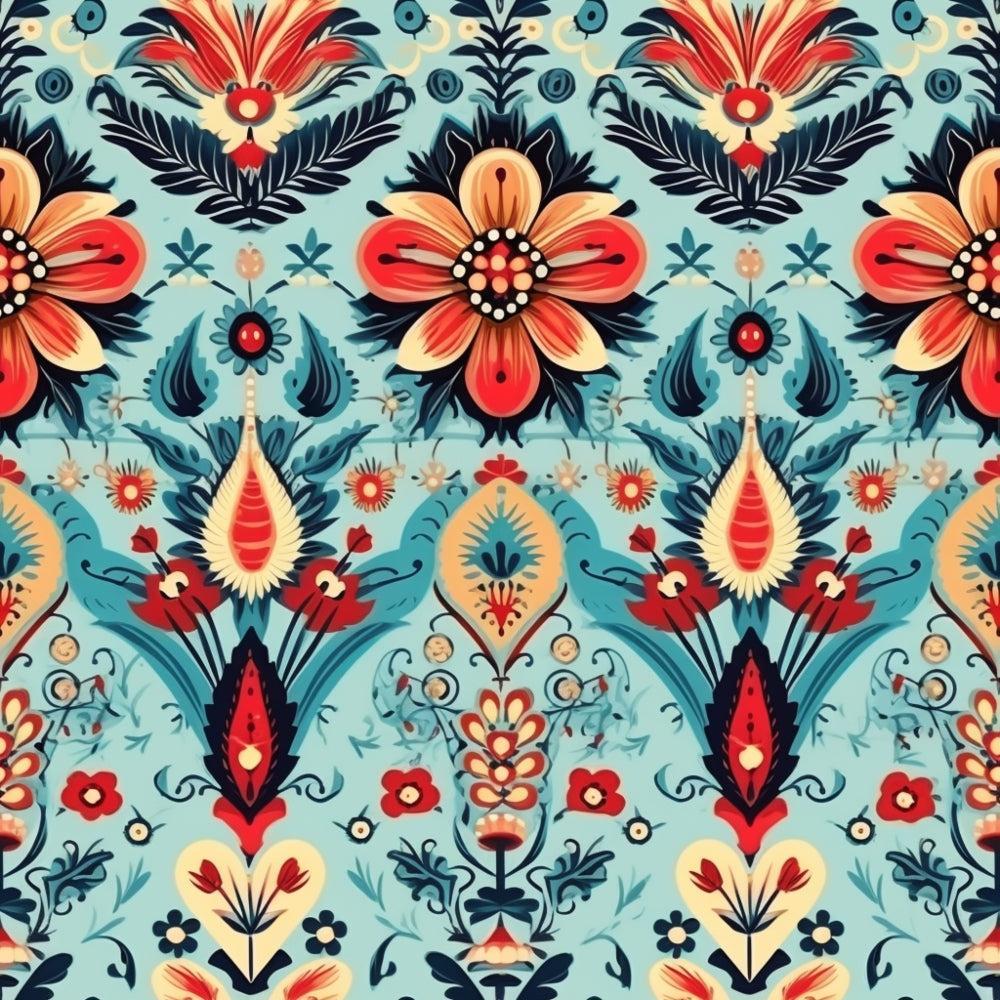 Colorful Boho Pattern 1 Quilting Cotton Fabric