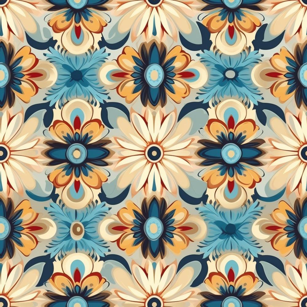 Colorful Boho Pattern 2 Quilting Cotton Fabric