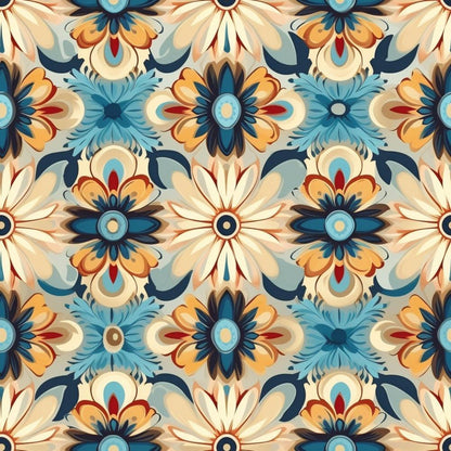 Colorful Boho Pattern 2 Quilting Cotton Fabric