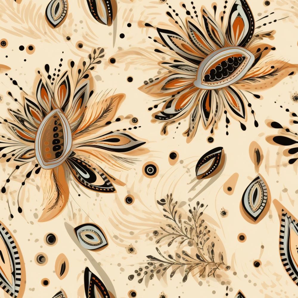 Colorful Boho Pattern 4 Quilting Cotton Fabric
