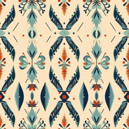 Colorful Boho Pattern 11 Quilting Cotton Fabric