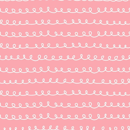 Cute Abstract Doodles Pattern 2 Quilting Cotton Fabric