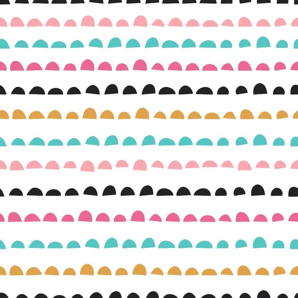 Cute Abstract Doodles Pattern 5 Quilting Cotton Fabric