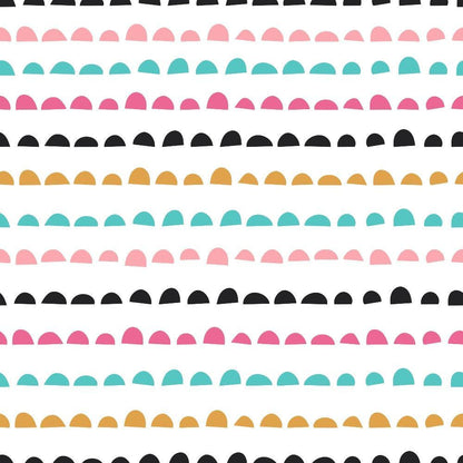 Cute Abstract Doodles Pattern 5 Quilting Cotton Fabric